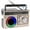 Gold, variant on AM FM SW Radio Portable with Bluetooth Speaker, Illumination, USB TF Card Playing, Solar/USB-C Rechargeable Radios, Colorful Light, Transistor Radios Portable Emergency, Bluetooth Radio