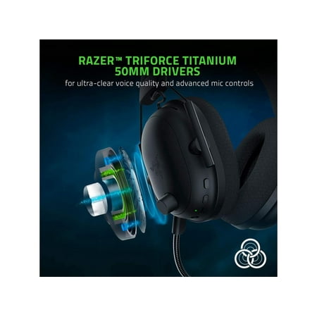 Razer - BlackShark V2 Pro Wireless Gaming Headset for PC, PS5, PS4, Switch - Black