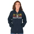 thumbnail image 3 of Funny A-Gah Popeye The Sailor Laugh Zip Up Hoodie Men's Women's Brisco Brands S, 3 of 5