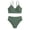 Z2-Green, variant on Girls Swimsuits Tankini Set with Shorts Criss Cross Bathing Suits Tween Juniors Girl Two Piece Swimwear