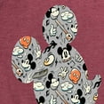thumbnail image 3 of Mickey & Friends - Mickey Pattern Silhouette - Women's Short Sleeve Graphic T-Shirt, 3 of 5