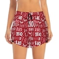 thumbnail image 2 of Fotbe Ho Funny Christmas Womens High Waist Running Shorts Athletic Workout Quick Dry Shorts for Women with Pockets Gym Yoga Summer Shorts-Small, 2 of 9