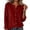 Wine, variant on Yangnuo Women's Solid Color V-Neck Blouse, Elegant Ruffled Sleeveless Tank Top, Casual Loose-Fit Summer Shirt