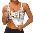 thumbnail image 3 of Picia Western Desert Cowboys Sports Bra for Women,Padded Strappy Sports Bras Medium Support Yoga Bra with Removable Cups,Running Yoga Bra-X-Large, 3 of 9