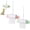 Pink + Green, variant on Parrot Rolling Paper Play Toy with Hanging Chain, Bird Shredding Toys, Bird Foraging Roll Paper Holder, for Parakeet Cockatiel Conure, Gift for Bird Lovers (Blue + Green)