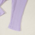 thumbnail image 6 of TOWED22 Infant Kid Girl Cute Fall Clothes Set2pcs Long Sleeve Crewneck Sweatshirt and Pants Print Outfits Clothing(Purple,18-24 M), 6 of 9