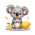 thumbnail image 5 of cartoon Koala theme Stickers, Waterproof Koala theme Sticker for Water Bottle Laptop Phone Cases Planner Skateboard Luggage Helmet Party Favor Decor, Ideal for Adults Teens Teacher Rewards, 5 of 9