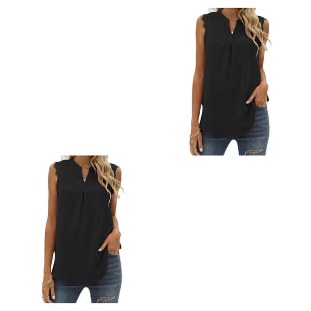 Blusa Sin mangas Sonducket Chaleco de enfriamiento transpirable Negro XXL 2piezas