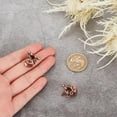 thumbnail image 5 of 3Pcs Paracord Beads Brass European Beads Large Hole Beads 5.5mm Hole Red Copper Paracord Beads Skull Beads DIY Jewelry Charms, 5 of 6