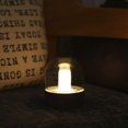 thumbnail image 3 of Lámpara de mesa LED pequeña con luz de noche nostálgica, lámpara de escritorio de oficina con carga USB, lámpara de bombilla con forma de bombilla retro, 3 of 5