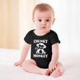 thumbnail image 2 of Chunky Monkey - Baby Clothes - Funny Newborn Bodysuit Outfits for Boys And Girls Black-style 12months, 2 of 7