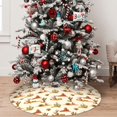 thumbnail image 5 of Sikiie Tropical Desert 30-48 inches {designName} Print Christmas Tree Skirt Snowman Xmas Tree Skirt with Edge Christmas Decorations for Holiday Party48", 5 of 7