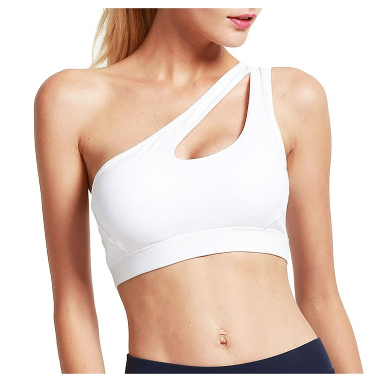 Workout Bras for Women Women Sexy One Shoulder Plus Size Exercise