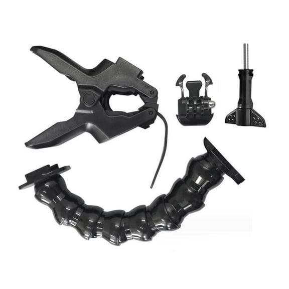 Yammee Flexible Clamp Mount Gooseneck Mount for Action Camera Universal Long Arm Clip