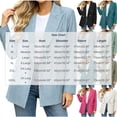 thumbnail image 6 of Luivaraty Blazer for Women Plus Size Business Office Outfits Dressy Casual Double Breasted Buttons Pocket Work Jackets, S-3XL, 6 of 6