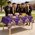 thumbnail image 6 of AOMXGD Graduation Party Tablecloth, Party Tablecloth Holiday Party Background Wall Table Decoration, 108x54in, 6 of 7