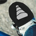 thumbnail image 2 of 1 Pair Cycling Half Shoes Cover Keep Warm Waterproof Windproof Safe Riding Shoes Cover Reflective Outdoor Overshoes for Cycling Use, 2 of 8