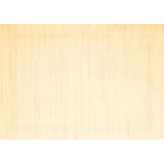 Ahgly Company Indoor Rectangle Solid Brown Modern Area Rugs, 6' x 9'