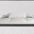 thumbnail image 2 of Kizie Queen Size Bed- Modern Upholstered Black and White Solid Wood, 2 of 6