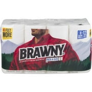 Angle View: Brawny Pick-a-Size Giant Plus Roll Paper Towels, 127 sheets, 8 rolls