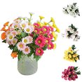 thumbnail image 1 of D-GROEE Daisies Artificial Flowers, 3 Pack Fake Colorful Faux Silk Flower Plant Bouquet for Home Table Centerpieces Decoration, 1 of 5