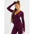 thumbnail image 3 of Jessica Simpson Women’s Long Sleeve Ballet Top, Sizes XS-XXXL, 3 of 4