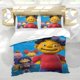 thumbnail image 5 of Sid el Niño Científico Conjunto de sábanas temático, trío de piezas, cómodo y amigable con la piel, diseño único, regalo de decoración para el hogar para familiares, amigos y fans,173cm *218cm, 5 of 6