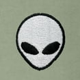 thumbnail image 2 of Dalix Lil Alien Heavyweight Pigment Dye Tee Short Sleeve Cotton Shirt Mens in Oil Green 2XL XX-Large, 2 of 5