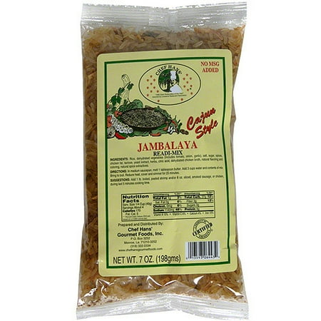 Chef Hans' Cajun Style Jambalaya Readi-Mix, 7 oz (Pack of 12)