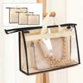thumbnail image 3 of DOLITY Handbag Storage Bag for Closet Shelf Moistureproof Closet Black, 3 of 8
