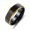 Black gold, variant on Black Gold Titanium Steel Electroplated Ring: European American Style, Geometric Design, Birthday Gift, Individually Packed