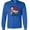 Royal Blue, variant on Fair Game Betty Boop Long Sleeve Shirt Red White and Boop-Black-Small