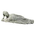 thumbnail image 2 of Estatua de Buda reclinado, decoración de pecera, artesanía de resina, figura de Buda durmiente, adorno para jardín, porche, entrada, salón de té, 2 of 8