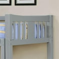 thumbnail image 6 of Furniture of America Edith Wood Full over Full Bunk Bed in Gray, 6 of 7