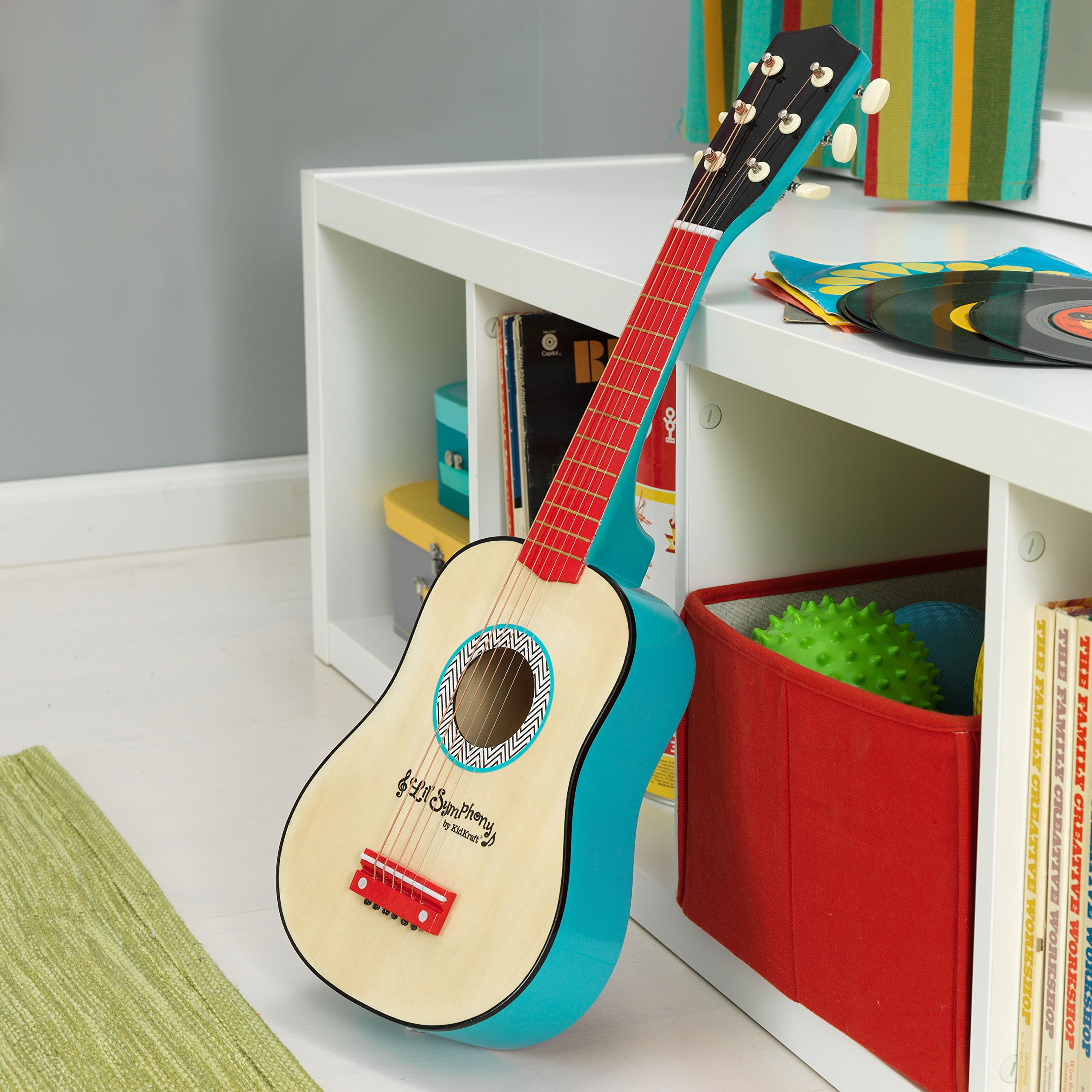 KidKraft Lil' Symphony Wooden Play Guitar, Kids Musical Instrument Toy, Gift for Ages 3+ - image 3 of 4