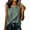 Dark Green -AK17, variant on Dwellite Cotton Linen Flowy Tank Tops for Women Plus Size Sleeveless Shirts Oversized Tops Summer Casual Loose Fit Crewneck Blouse Pink M