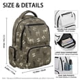 thumbnail image 7 of KEIAHUAN Deer Camo Backpack for Kids, Roomy Interior Holds Textbooks Notebooks and Folders, 17 Inch Large Capacity Student Backpack Fits 14 Inch Laptop, Holiday Present for Boys Girls Students, 7 of 7
