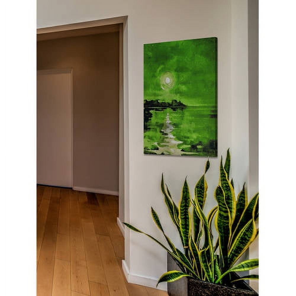 "Green Waters" Painting Print on Wrapped Canvas