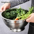 thumbnail image 3 of Metal Colander, Multipurpose Perforated Colander Strainer Vegetable Fruit Kitchen Colander Bowl for Kitchen Food Pasta Noodles, 3 of 7