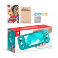 thumbnail image 1 of Nintendo Switch Lite Turquoise with Pokemon Shield and Mytrix Accessories NS Game Disc Bundle Best Holiday Gift, 1 of 5