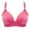 Hot Pink, variant on Sngxgn Women's Comfort Wireless, Seamless Cooling T-Shirt Bra(Pink,38)