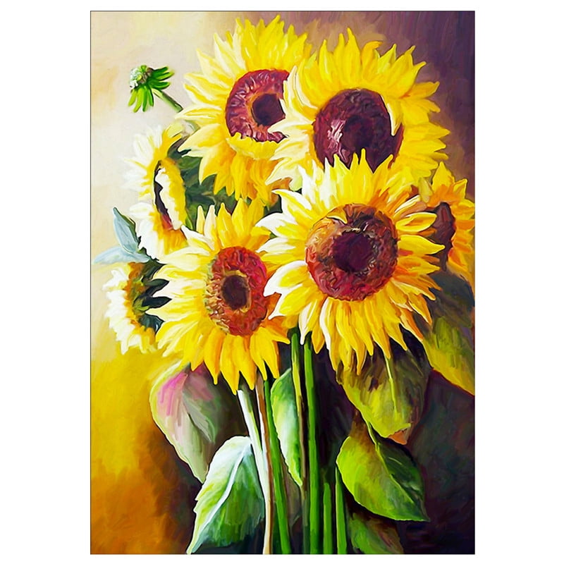 Sunflower Diamond Painting 5D DIY Diamond Crystal Rhinestone Paintings