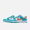 thumbnail image 2 of Nike Dunk Low Miami Dolphins - Men's Sizes (DV0833-102), 2 of 12