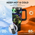 thumbnail image 4 of Oogie Boogie Car Cup with Handle Straw Lid Stainless Steel Double Wall Vacuum Coffee Mug Large Capacity Tumbler 40oz for Man Woman, 4 of 8