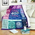 thumbnail image 2 of 30th Birthday Gifts for Women 30 Year Old Birthday Gifts 30 Year Blanket Gifts 30th Funny Gift Idea 30th Birthday Gift Ideas Gifts for 30 Year Old Female Women Girl Bestie Sister (30th, 50"x60"), 2 of 5