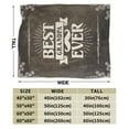 thumbnail image 3 of Wijzvio Best Grandpa Ever Throw Blanket Soft Fuzzy Fleece Blanket For Couch Bed Living Room Decoration 40"X30", 3 of 9