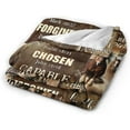 thumbnail image 2 of Horse Blanket Motivational Horse Throw Blanket Christian Horse Soft Warm Blanket Lightweight God Say You are Blankets Flannel Fleece Blankets for Sofa Couch Bed Travel Gift for Kids Adults 80"x60", 2 of 6