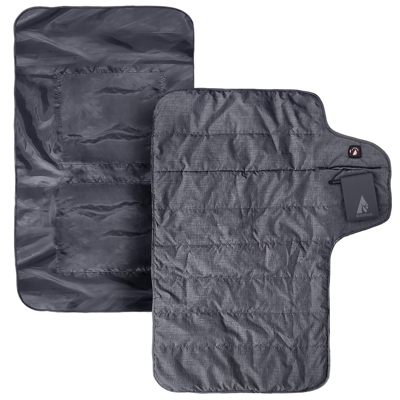 ActionHeat 7V Battery Heated Sleeping Bag Pad in Grey, One Size, Spot or Machine Wash Cold