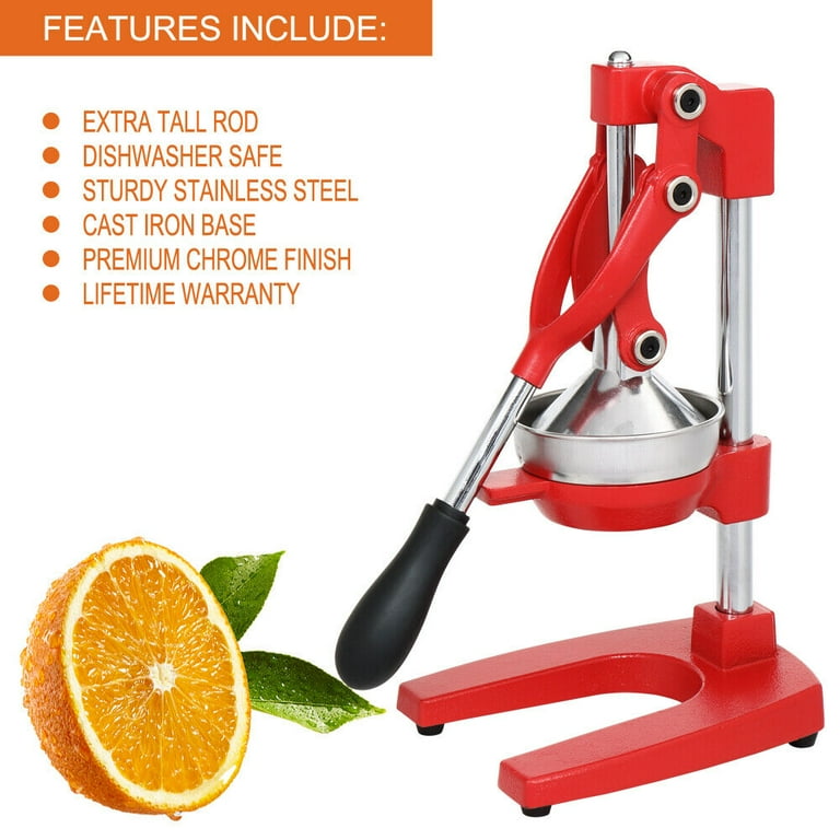 Hand Press Manual Juicer Home Restaurant Fruit Juice Squeezer