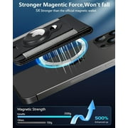 ExtreLife 3-in-1 Magnetic Phone Wallet Stand, Magnetic Card Holder Compatible for iPhone 17/16/15/14/13/12 Series